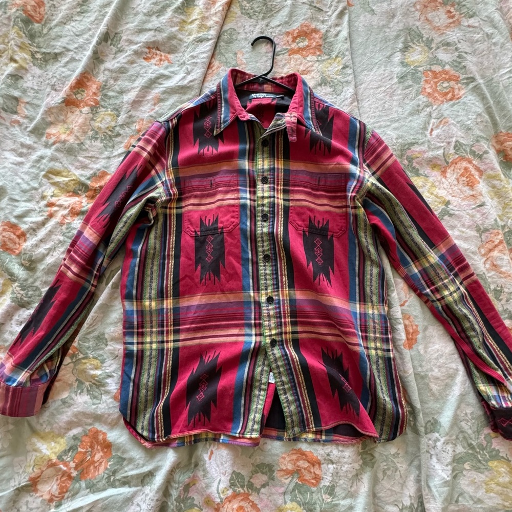 Ralph Lauren  Native American style button down shirt XL